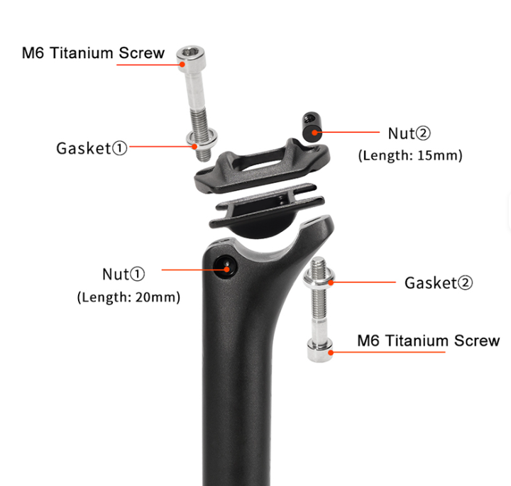 Tubo de Asiento TOSEEK C60 en Carbono – Ruta / MTB