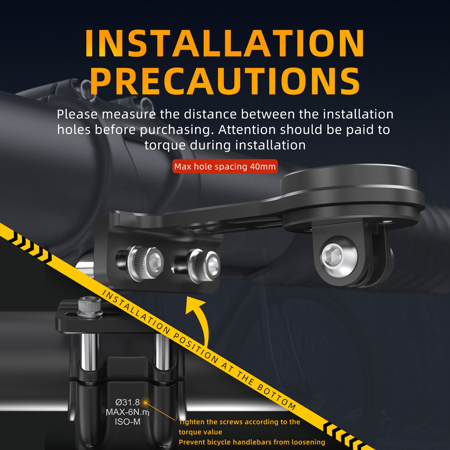 Soporte Ciclocomputador para Spander