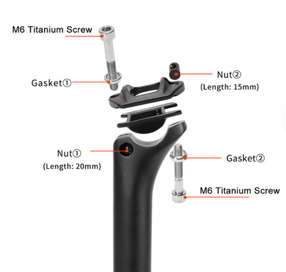 Tubo de Asiento TOSEEK C60 en Carbono – Ruta / MTB