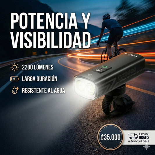 Luz delantera 2200 lumenes